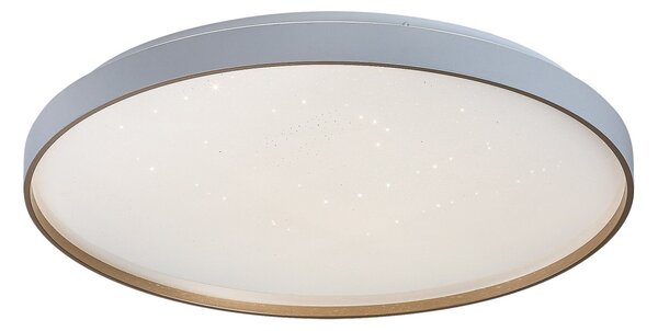 Rabalux 71453 LED přisazené stropní svítidlo Zerava | 60W integrovaný LED zdroj | 4100lm | 3000-6500K | dálkové ovládání | stmívač | zlatá