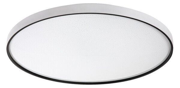 Rabalux 71451 LED přisazené stropní svítidlo Zerava | 80W integrovaný LED zdroj | 4400lm | 3000-6500K | dálkové ovládání | stmívač | černá