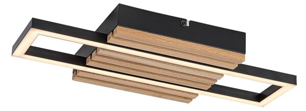 Rabalux 71455 LED přisazené stropní svítidlo Noxelle | 12W integrovaný LED zdroj | 670lm | 3000/4000/6000K | hnědá