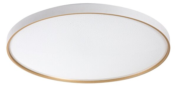Rabalux 71454 LED přisazené stropní svítidlo Zerava | 80W integrovaný LED zdroj | 4600lm | 3000-6500K | dálkové ovládání | stmívač | zlatá