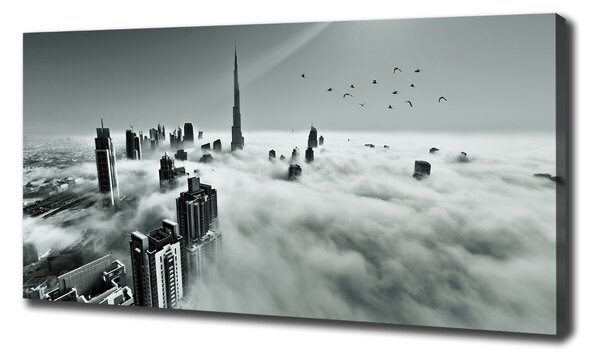 Foto obraz na plátně Mlha nad Dubajem oc-67144180