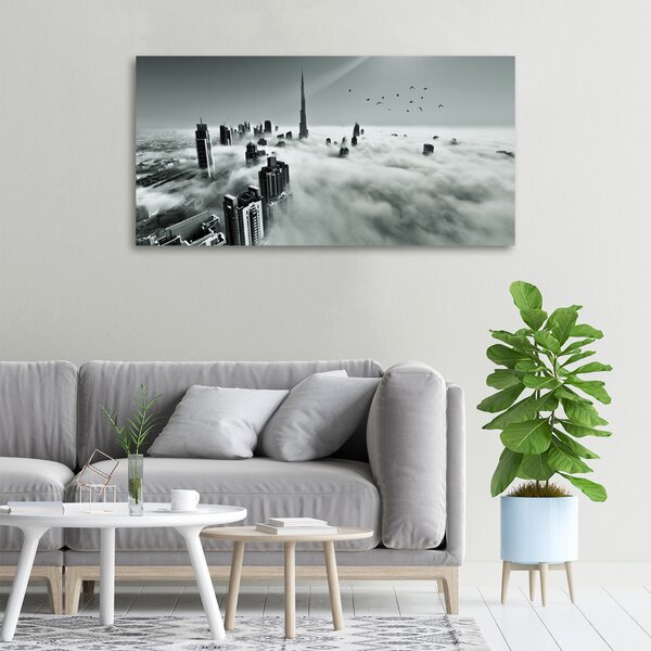 Foto obraz na plátně Mlha nad Dubajem oc-67144180