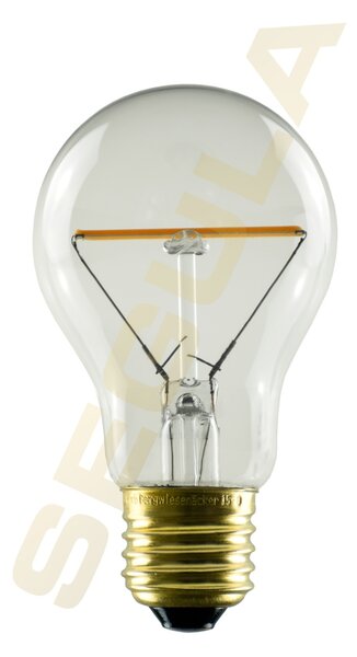 Segula 55252 LED žárovka horizontální vlákno čirá E27 2,5 W (21 W) 200 Lm 2.200 K