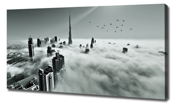 Foto obraz na plátně Mlha nad Dubajem oc-67144180