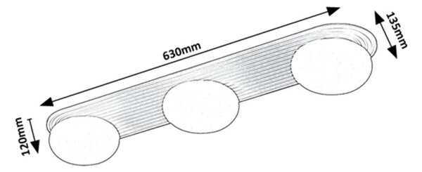 Rabalux 71460 přisazené stropní svítidlo Glowbells G9 | béžová