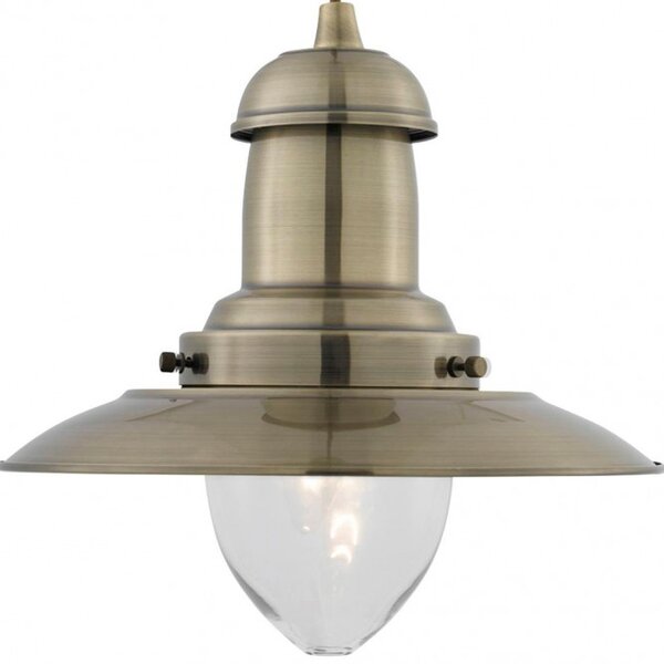 Searchlight 4301AB Závěsné svítidlo FISHERMAN patina