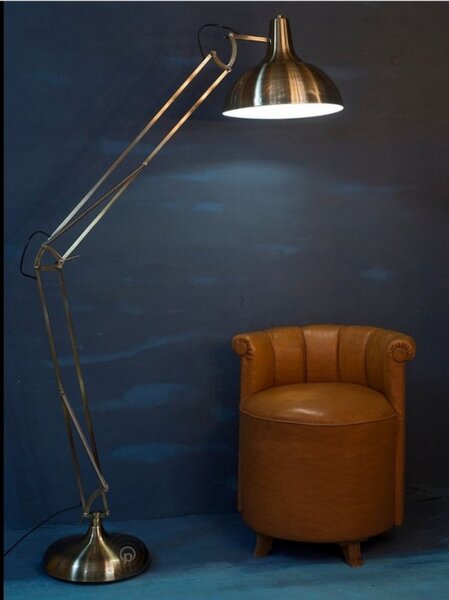 Searchlight EU9092AB Stojanová lampa DELUXE patina