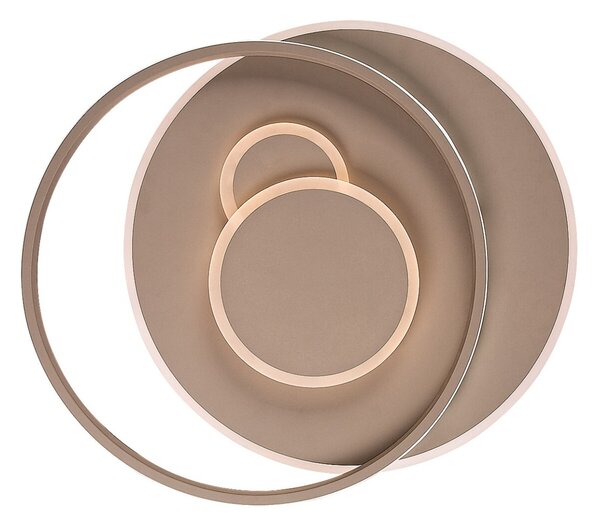Rabalux 71465 LED přisazené stropní svítidlo Brantiel | 57W integrovaný LED zdroj | 3300lm | 3000-6000K | dálkové ovládání | stmívač | béžová