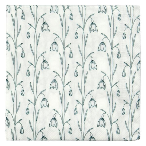 Papírové ubrousky Snowdrops – 40 ks