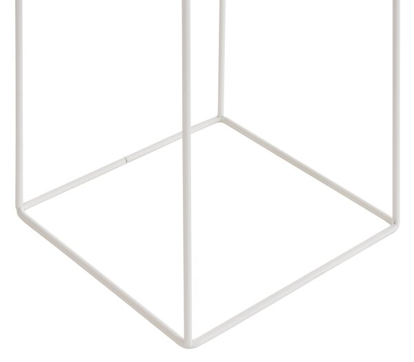 Sada 2 vyvýšených květináčů PULSATILLA 20/22 cm Kov Pastelově růžová