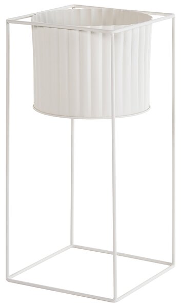 Sada 2 vyvýšených květináčů PULSATILLA 20/22 cm Kov Pastelově růžová