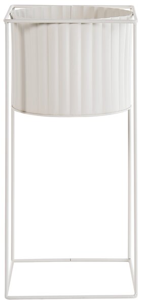 Sada 2 vyvýšených květináčů PULSATILLA 20/22 cm Kov Pastelově růžová