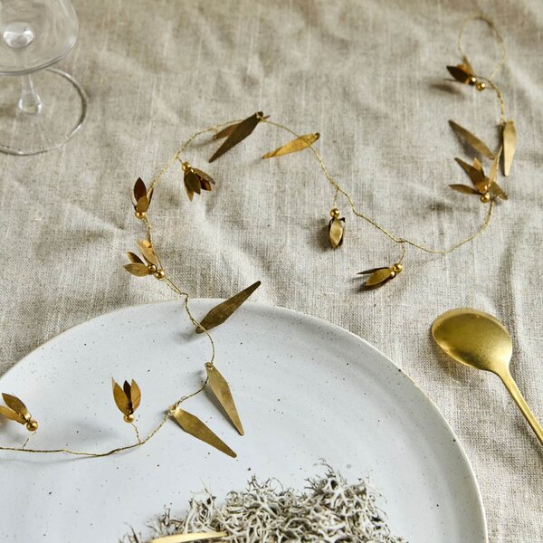 Girlanda Snowdrop Antique Brass 150 cm