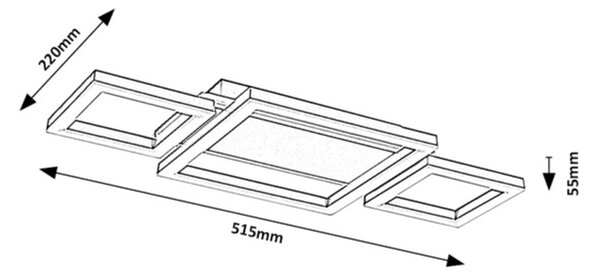 Rabalux 71477 LED přisazené stropní svítidlo Glavian | 24W integrovaný LED zdroj | 1800lm | 4000K | béžová