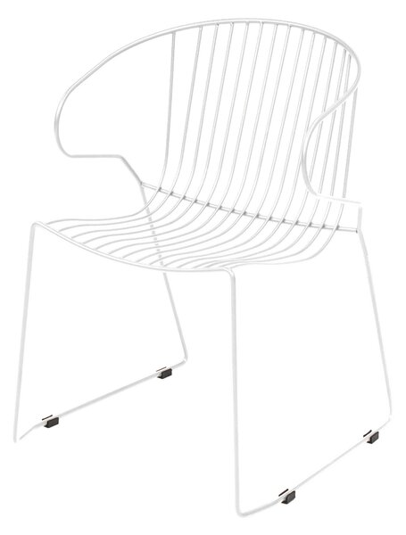 ISIMAR - Židle BOLONIA s područkami - bílá