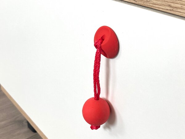 In-Design Nábytková knopka DUHA červená