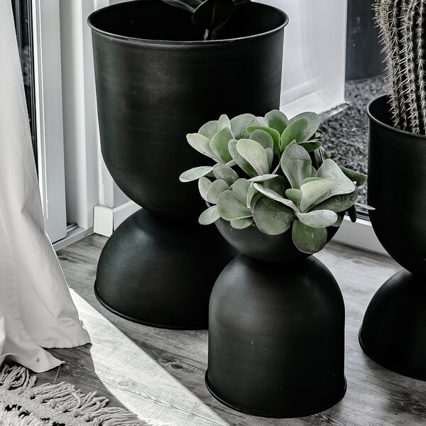 Ferm living designové květináče Hourglass Pot Extra Small (průměr 21 cm)
