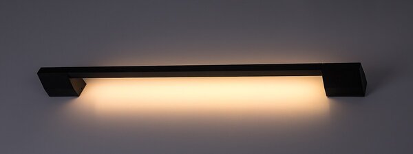 Rabalux 77053 LED venkovní nástěnné svítidlo Zilina | 8W integrovaný LED zdroj | 350lm | 3000K | černá