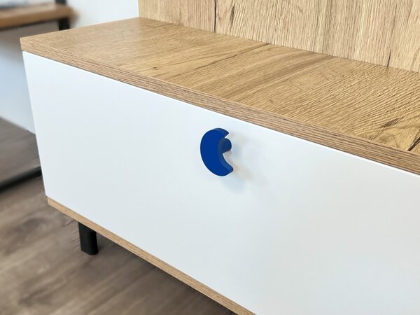 In-Design Nábytková knopka měsíček modrý VPP