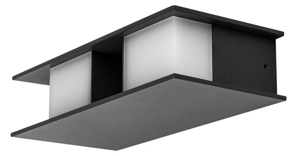Rabalux 77063 LED venkovní nástěnné svítidlo Kioni | 13W integrovaný LED zdroj | 680lm | 3000K | antracit