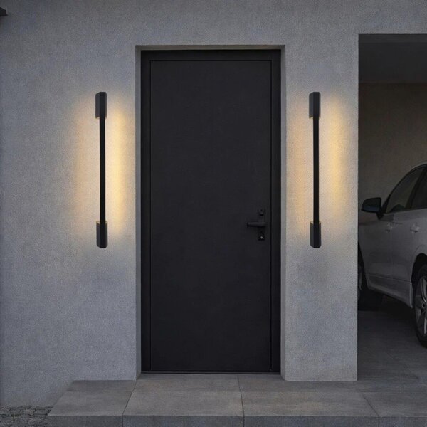 Rabalux 77053 LED venkovní nástěnné svítidlo Zilina | 8W integrovaný LED zdroj | 350lm | 3000K | černá