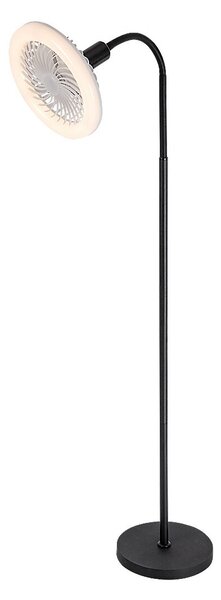 Rabalux 74031 stojací lampa Venturo | 16W E27 | 1600lm | 3000-6500K | s vypínačem | černá