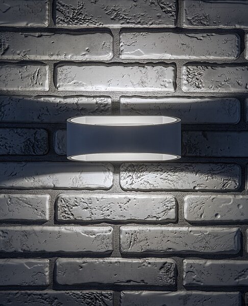 Rabalux 77178 LED venkovní nástěnné svítidlo Gerla | 9W integrovaný LED zdroj | 370lm | 3000K | bílá