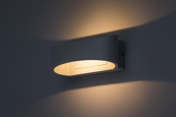 Rabalux 77178 LED venkovní nástěnné svítidlo Gerla | 9W integrovaný LED zdroj | 370lm | 3000K | bílá