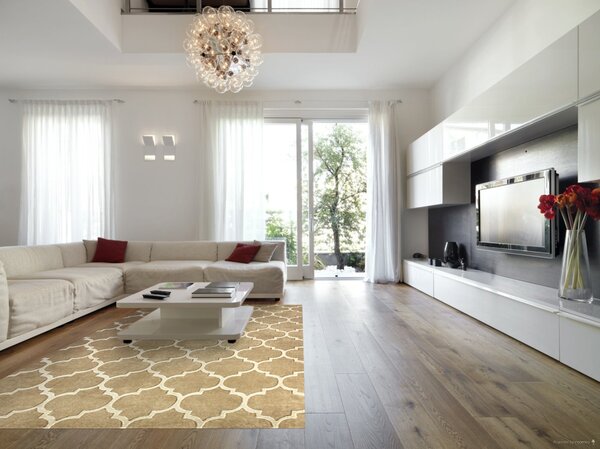 Berfin Dywany, Kusový koberec Elite 17391 Beige, 80x150, béžová, kancelář