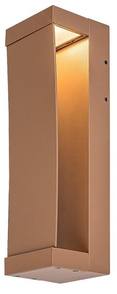 Rabalux 77068 LED venkovní nástěnné svítidlo Bradu | 12W integrovaný LED zdroj | 890lm | 3000K | hnědá