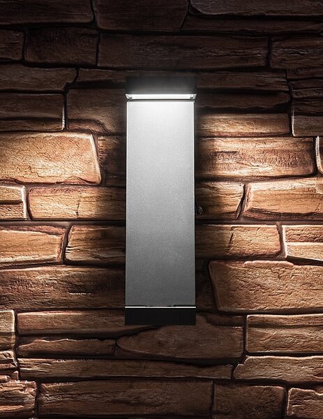 Rabalux 77067 LED venkovní nástěnné svítidlo Bradu | 12W integrovaný LED zdroj | 845lm | 3000K | antracit