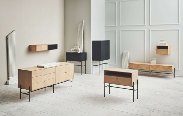 Bolia designové noční stolky Luxe 2 Drawers Wall