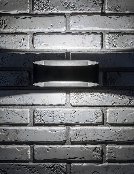 Rabalux 77179 LED venkovní nástěnné svítidlo Gerla | 9W integrovaný LED zdroj | 400lm | 3000K | antracit