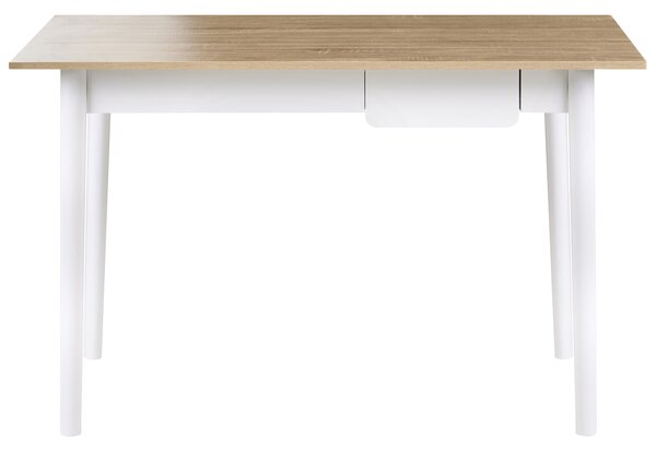 Pracovní stůl VITRION Světle hnědá/Bílá 120 cm 60 cm