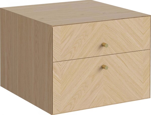 Bolia designové noční stolky Luxe 2 Drawers Wall