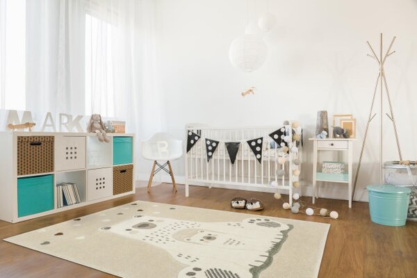 Koberec Tanami Kids C5732A krémový / béžový