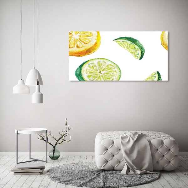 Foto obraz na plátně Citron a limetka oc-67543489