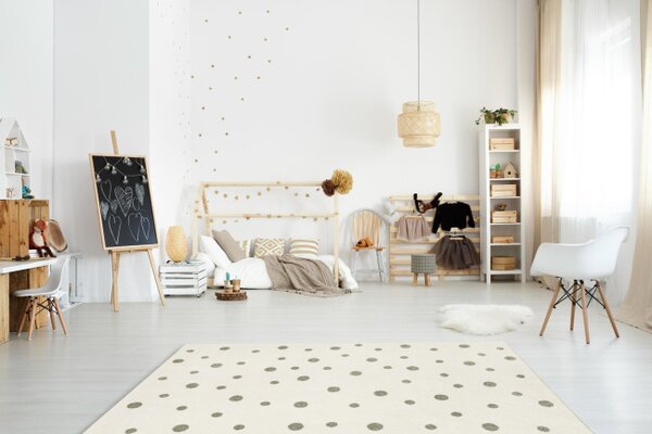 Koberec Tanami Kids C7217A krémový / měděný