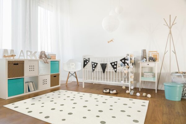 Koberec Tanami Kids C7217A krémový / měděný