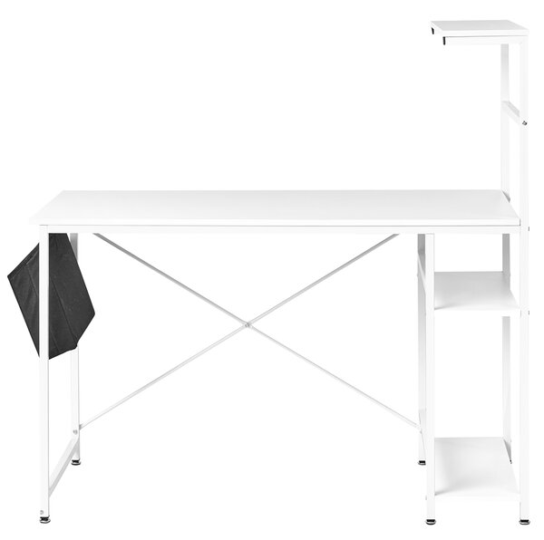 Pracovní stůl ARAMINGO Bílá 120 cm 60 cm s úložným prostorem