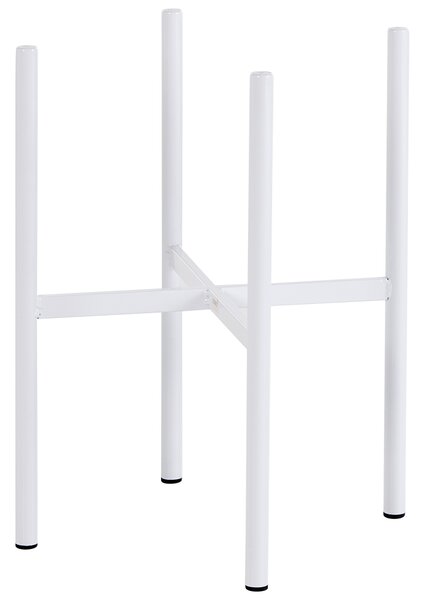 Květináč na stojanu GENTIANELLA 31 cm Kov Bílá