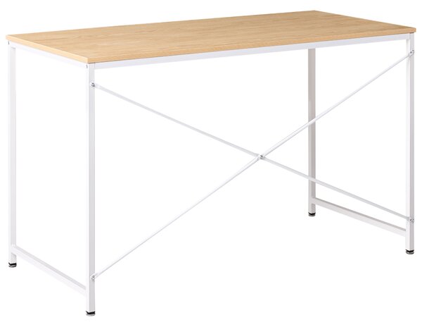 Pracovní stůl ANDASTE Světle hnědá/Bílá 120 cm 60 cm