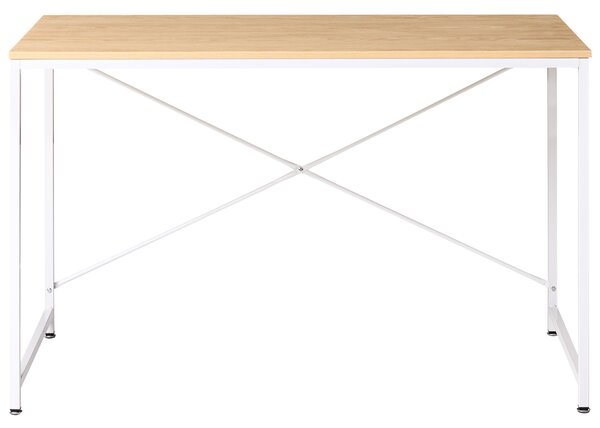 Pracovní stůl ANDASTE Světle hnědá/Bílá 120 cm 60 cm