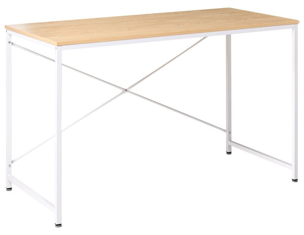 Pracovní stůl ANDASTE Světle hnědá/Bílá 120 cm 60 cm