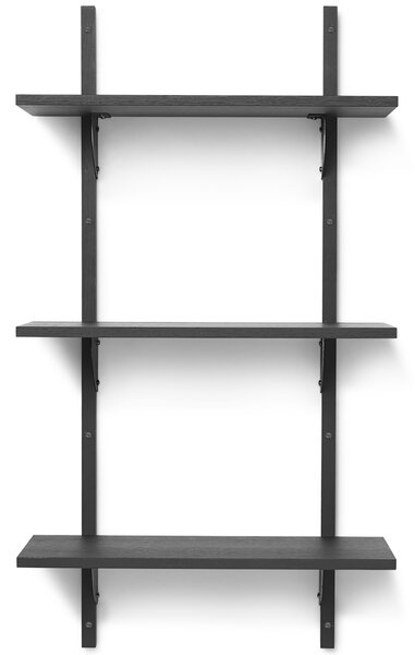 Ferm Living designové nástěnné police Sector Shelf Triple Narrow