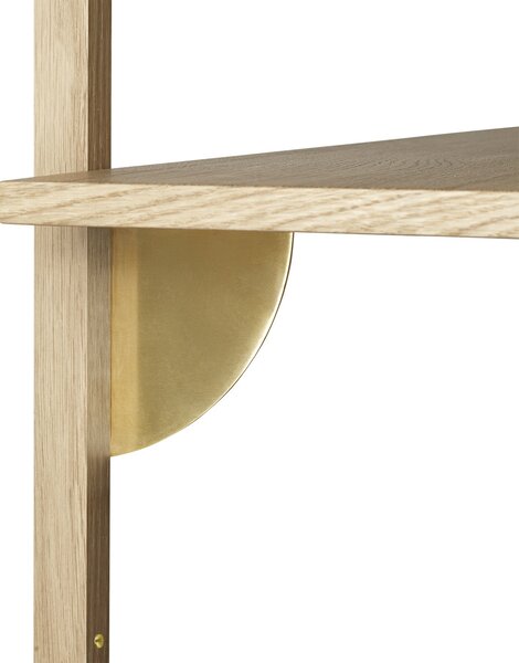 Ferm Living designové nástěnné police Sector Shelf Single Wide