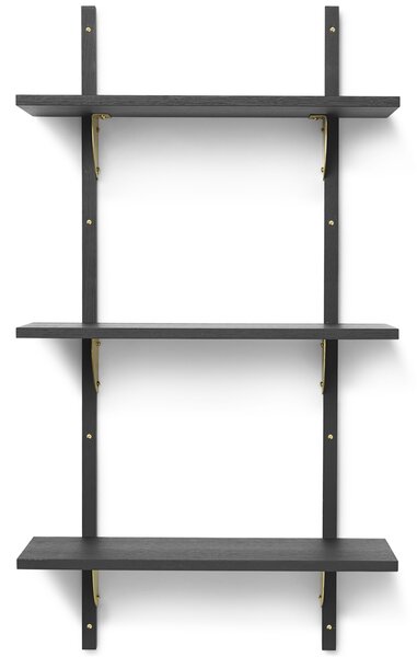 Ferm Living designové nástěnné police Sector Shelf Triple Narrow