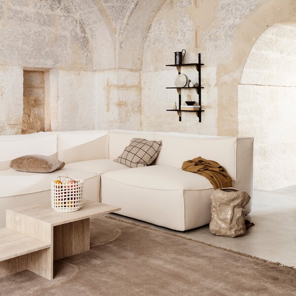 Ferm Living designové nástěnné police Sector Shelf Triple Narrow