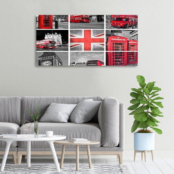 Foto obraz canvas Koláž Londýn oc-67924955