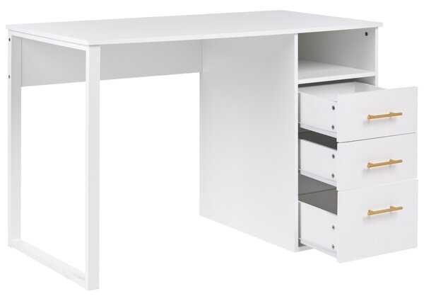 Pracovní stůl ZERLAY Bílá 120 cm 60 cm